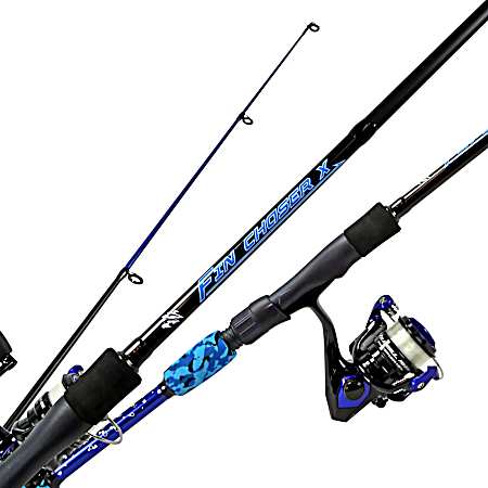 7 ft. Blue MH Fin Chaser Spinning Combo
