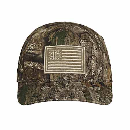 Men's Realtree APX US Flag Patch Meshback Cap