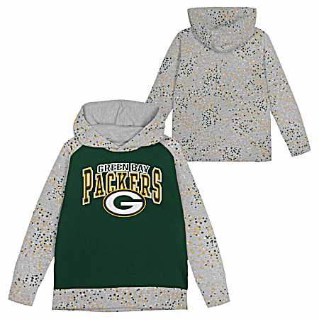 Girls' Team Green Fleece Pullover Hoodie
