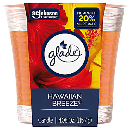 4.08 oz Hawaiian Breeze Scented Candle