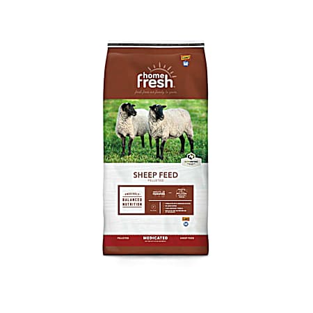 Home Fresh 15% Lamb DQ18 Pelleted Feed - Medicated