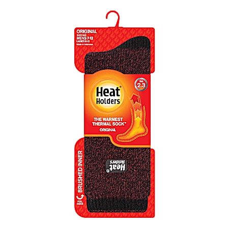 Men's Twist-Stripe Thermal Crew Socks