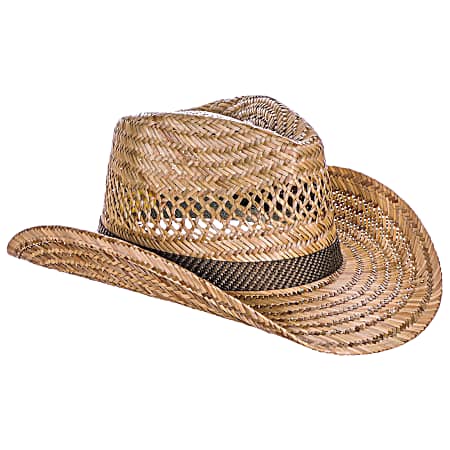 Kids' Natural Rush Straw Western Hat