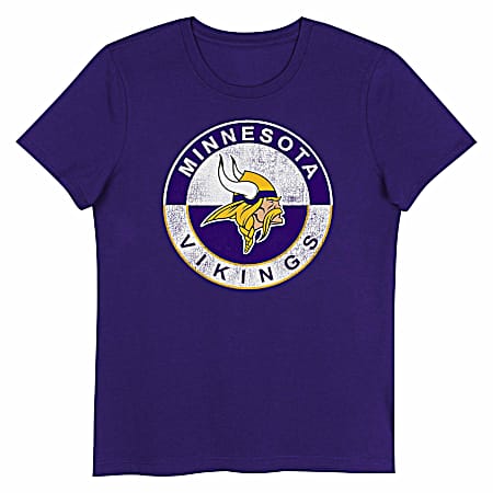 Kids' Minnesota Vikings Short Sleeve Shirt