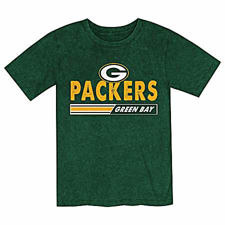 Kids' Green Bay Packers Mineral Wash Short Sleeve Shirt