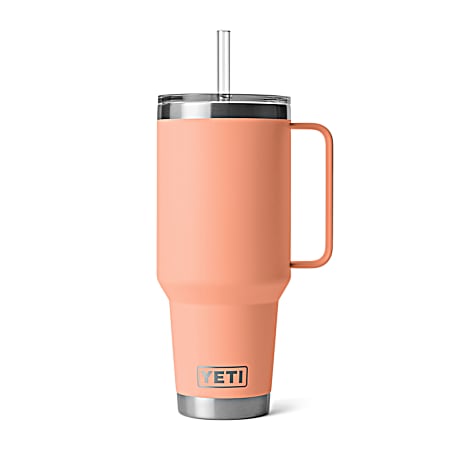 Rambler 42 oz Straw Mug Peach