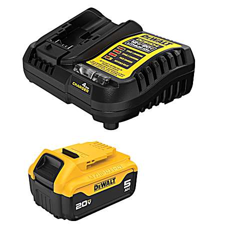 20V MAX* 5Ah Battery and Charger Kit