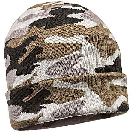 Youth Double Layer Knit Cuff Beanie