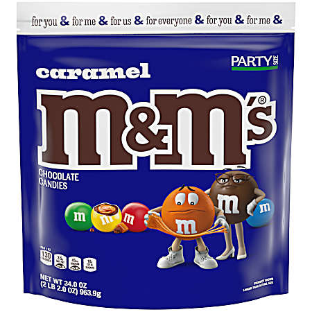 34 oz Caramel Party Size Milk Chocolate Candies