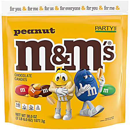 38 oz Peanut M&Ms