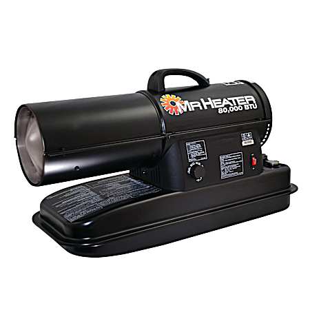 80,000 BTU Forced Air Kerosene/Diesel Portable Heater