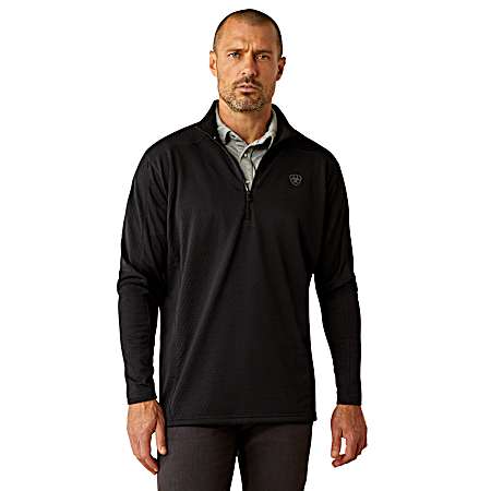 Men's 1/2 Zip Hex Fleece Long Sleeve Baselayer