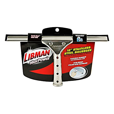 12 in Stainless Steel Squeegee