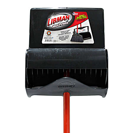 Open Dustpan with Lobby Broom