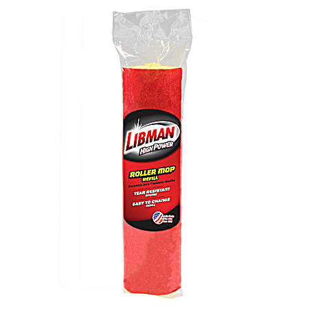 Roller Mop with Scrub Brush Refill