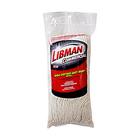 #24 Wet Mop Head - Cut-End Cotton