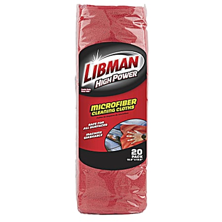 Microfiber Cleaning Cloths - 20 Pk