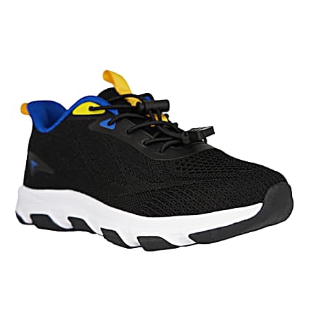 Boys' Black/Blue Athletic Shoes