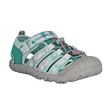 Girls' Green Sport Sandals