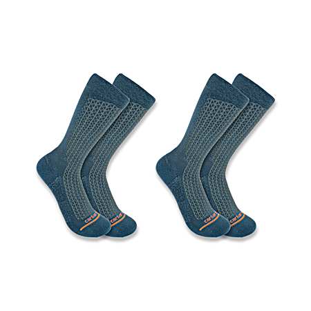 Men's Lightweight Durable Crew Socks - 2 pk