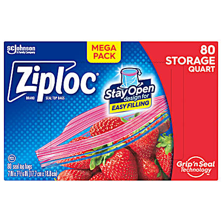 Quart Storage Bag Mega Pack - 80 Ct.