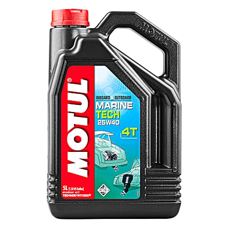 5L Marine Tech 25W40 4T Motor Oil