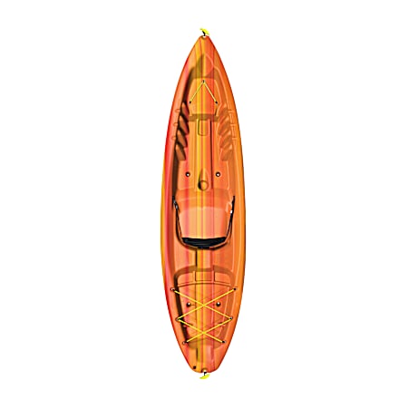 Sentinel 100X Recreational Kayak - Fade Fireman Red Yellow