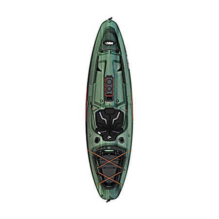 Sentinel 100X Angler Fishing Kayak - Fade Black Green / Khaki