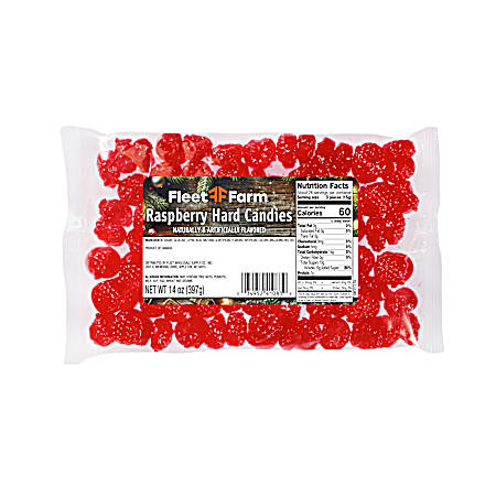 14 oz Raspberry Hard Candies