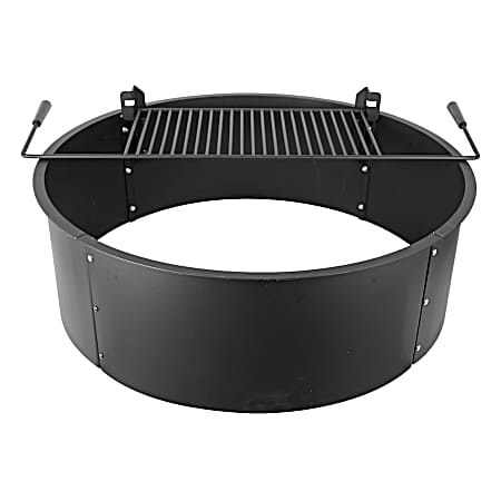 36 in Heavy-Duty Fire Ring Insert w/Grill