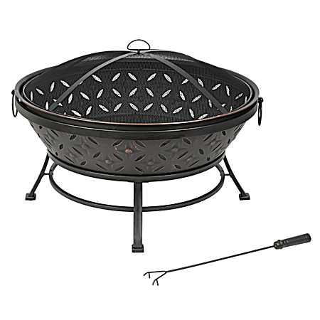 35 in Round Deep Fire Pit