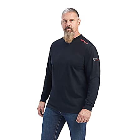 Men's Black Flame Resistant Born for this Long Sleeve Shirt