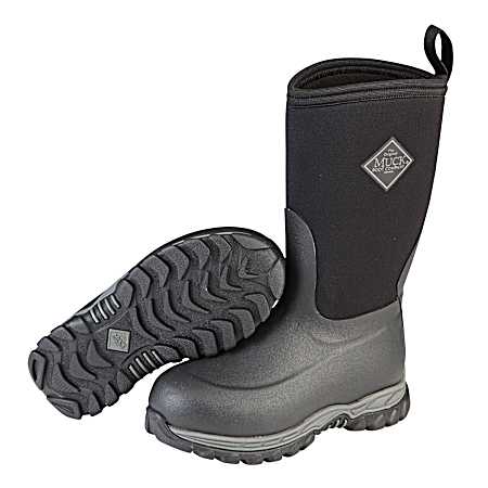 Kids' Black Rugged Muck Boots