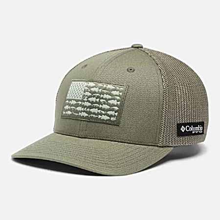 PFG Fish Flag Mesh Flexfit Ball Cap