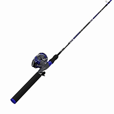 6 ft 2 pc M Z Splash Blue Spin Cast Combo