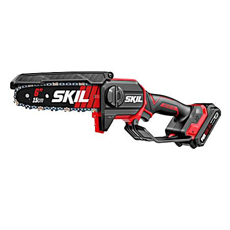 20V Brushless 6 In. Pruning Saw Kit with 2.0Ah Battery and 60W Charger