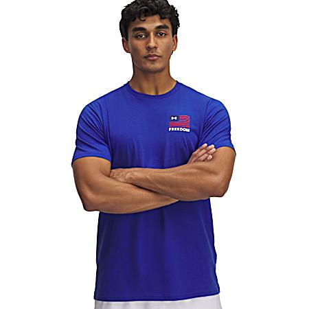 Men's Freedom Left Chest Logo Short Sleeve Shirt