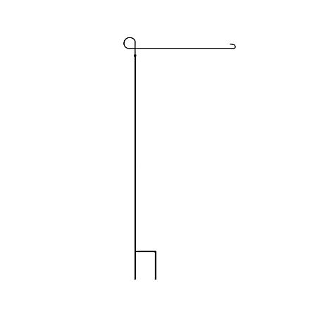 Iron House Flag Stand