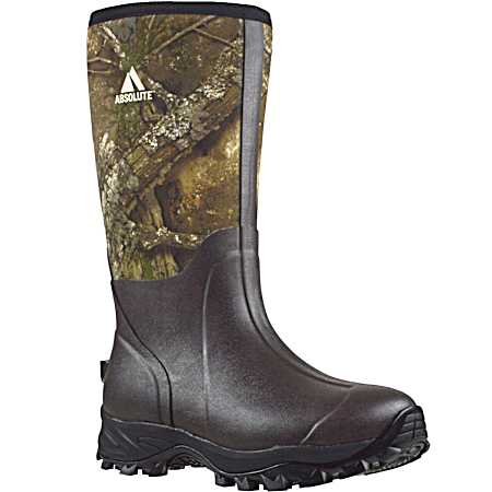 Men's Camo Rubber Neoprene Dirk Boots