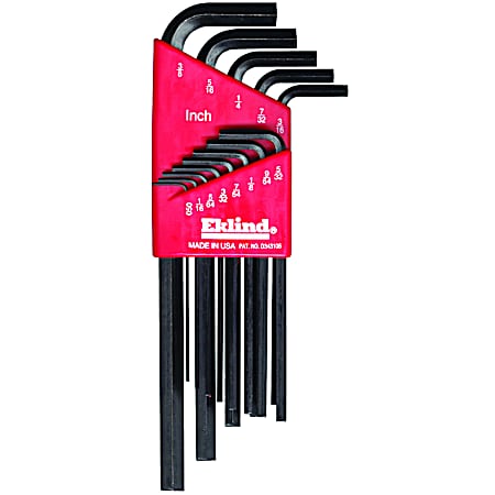 13 Pc Long Series Hex-L SAE Key Set