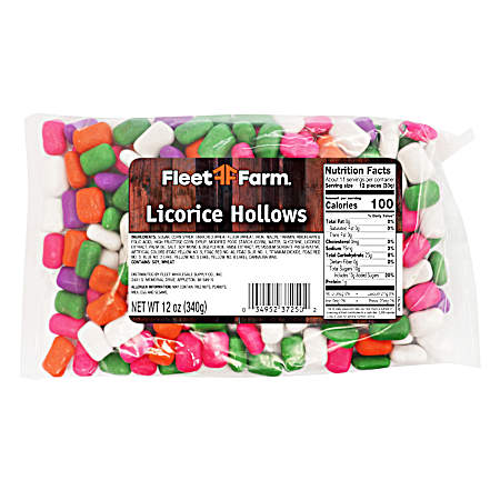 12 oz Licorice Hollows