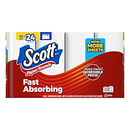 Choose-A-Sheet Paper Towels - 12 Pk