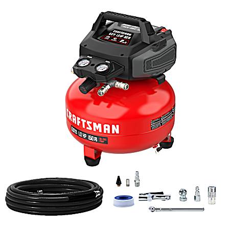 6 Gal. Pancake Air Compressor w/ Accessory Kit - 13 pc.
