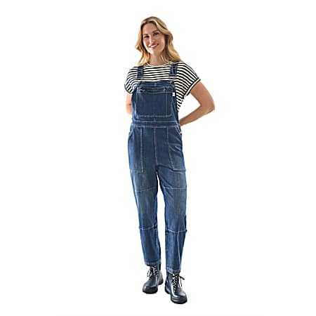 Women's Vintage Wash Stretch Convertible Overalls