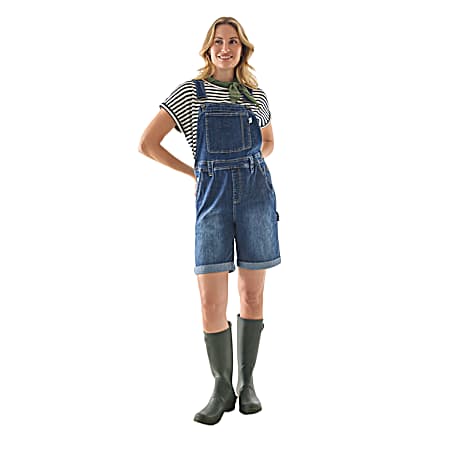 Women's Vintage Wash Denim Shortall's
