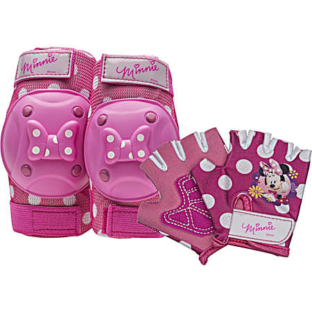 Disney Minnie Mouse Protective Pad and Glove Set
