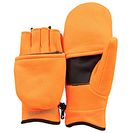 Men's Blaze Orange Pop Top Gloves
