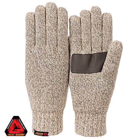 Men's Oatmeal Rag Wool Gloves