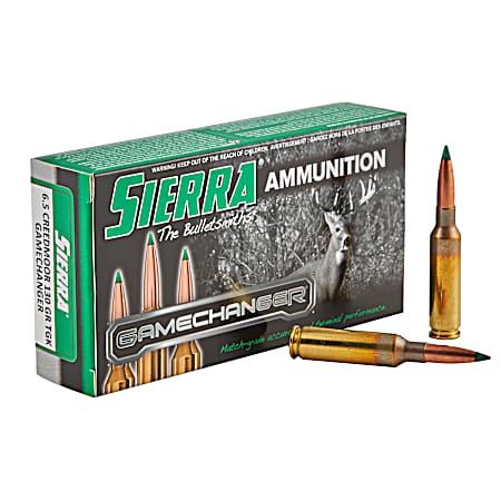 GameChanger 6.5 Creedmoor 130 Gr Tipped GameKing - 20 Rounds