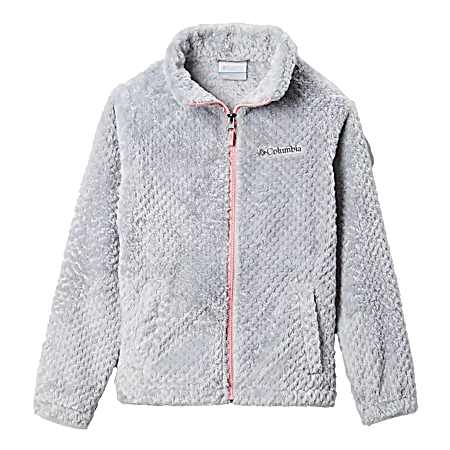 Girls' Grey Fire Side Sherpa Jacket